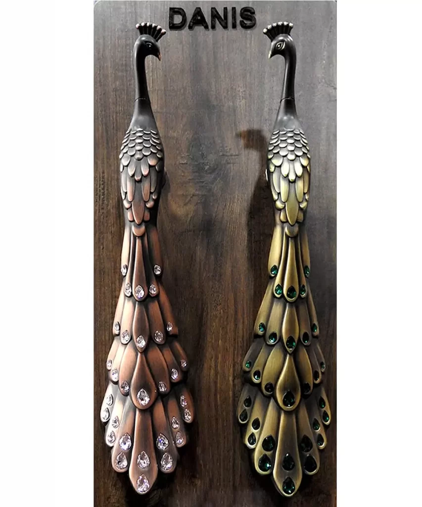 Danis Peacock Door Handles